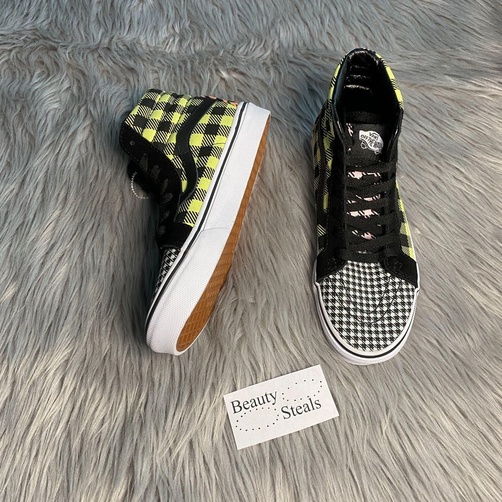 Flash Sale Vans Off The Wall High Top Plaid Shoes
